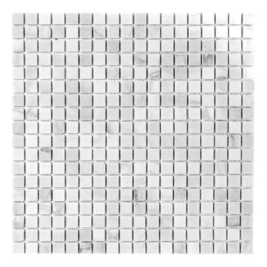 Мозаика Natural Mosaic I-Тilе 4M088-15T мрамор белая 29,8 x 29,8 см