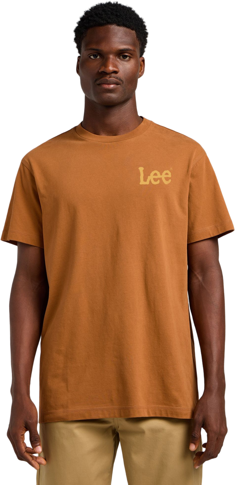 

Футболка мужская Lee MEDIUM WOBBLY TEE оранжевая M, Оранжевый, MEDIUM WOBBLY TEE