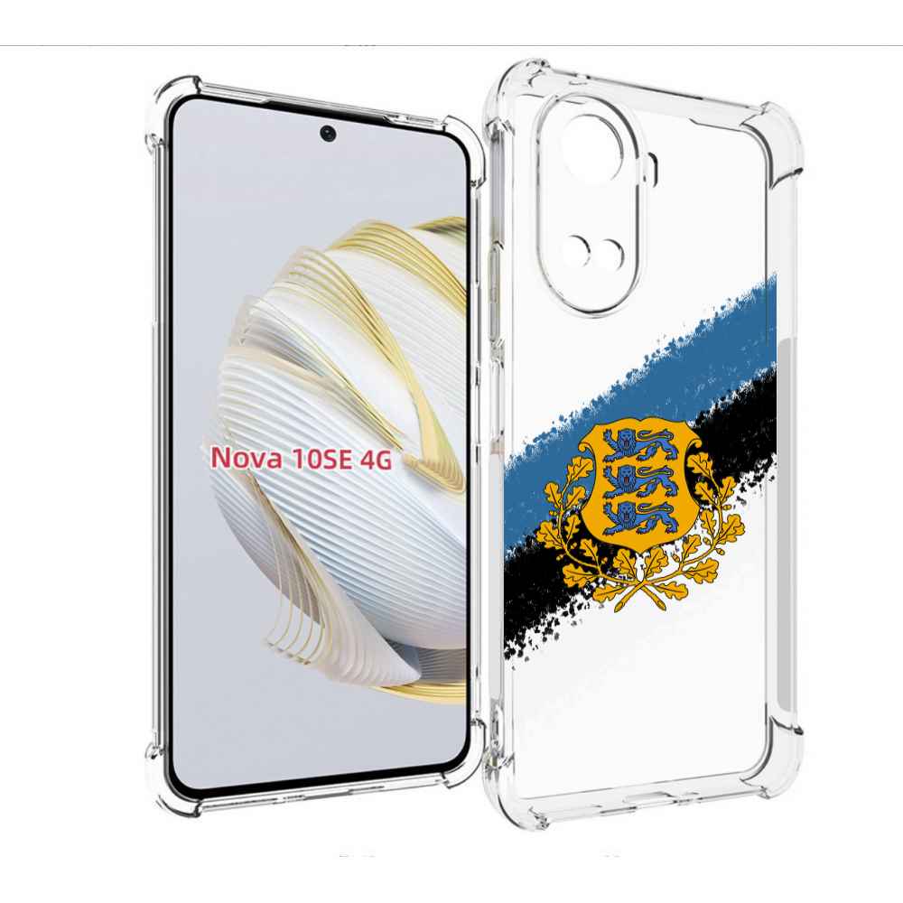 

Чехол MyPads герб флаг эстонии-2 для Huawei Nova 10 SE, Прозрачный, Tocco