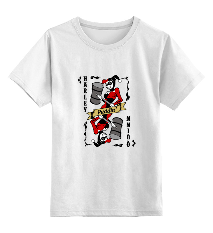 

Футболка детская Printio Харли квинн (harley quinn) цв. белый р. 152, Харли квинн (harley quinn)