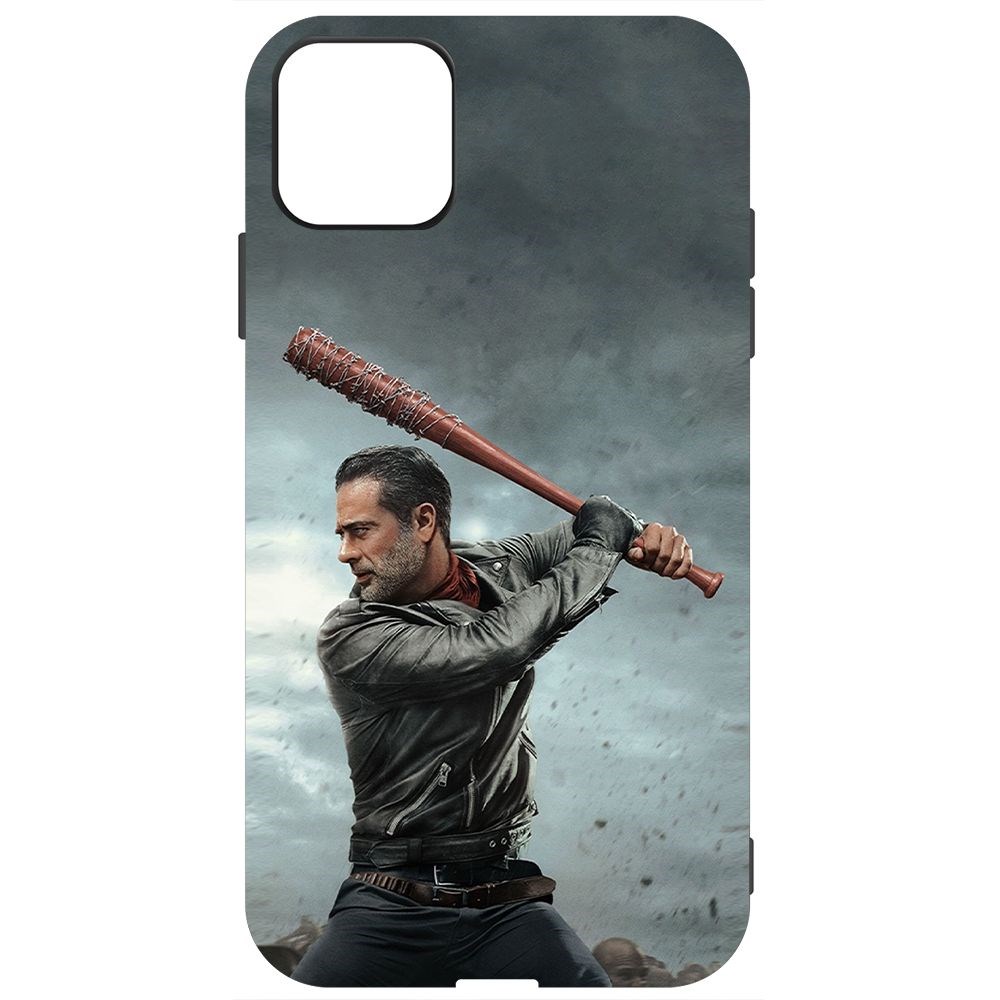 

Чехол-накладка Krutoff Soft Case Ходячие мертвецы. Ниган для iPhone 11 черный