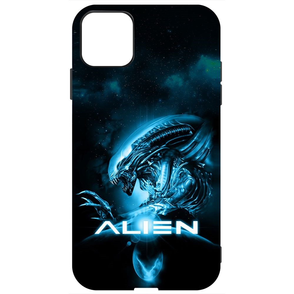

Чехол-накладка Krutoff Soft Case Чужой. Космос для iPhone 11 черный
