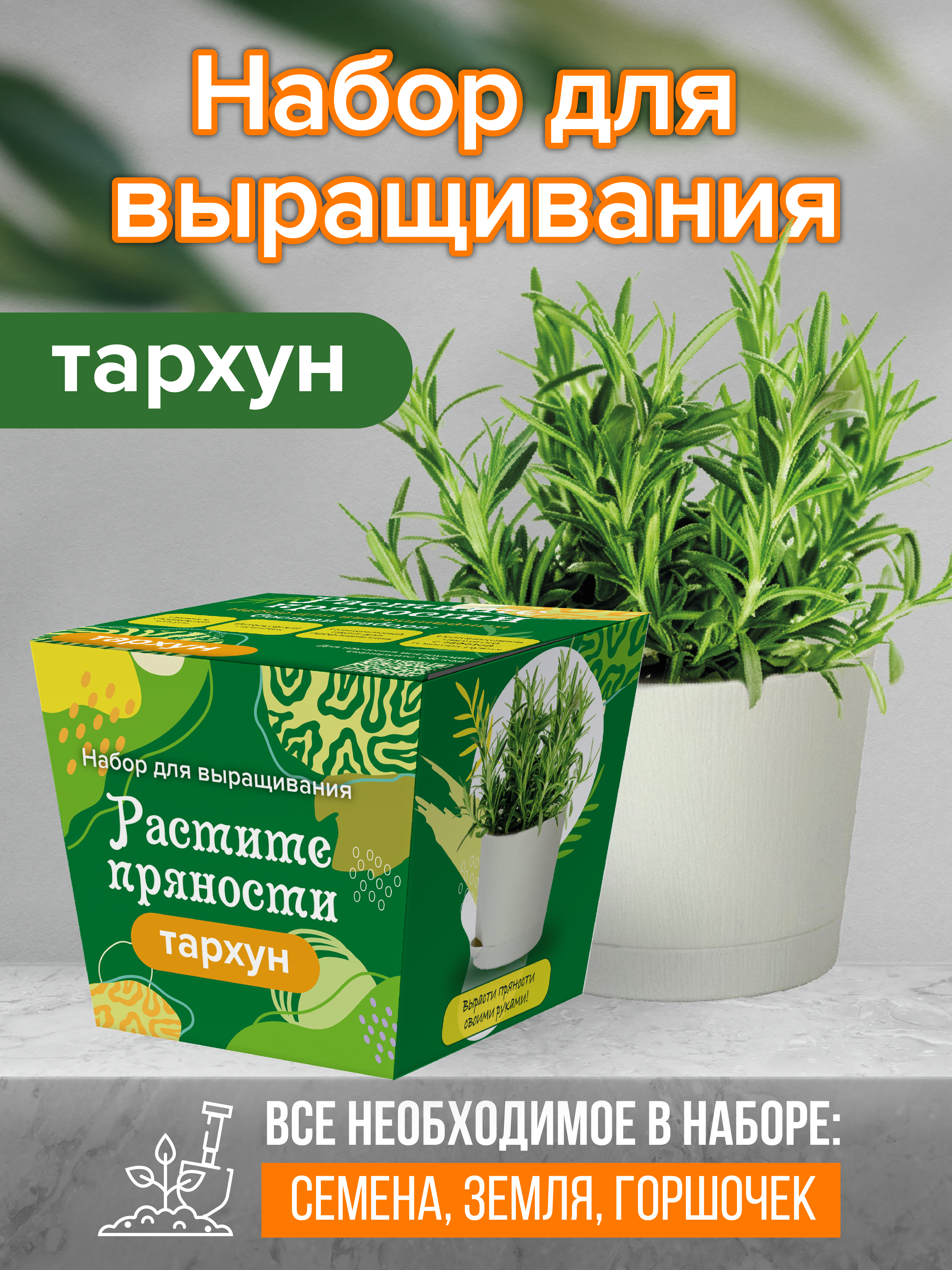 Набор для выращивания ЭкоКлуб  4610178672976 тархун