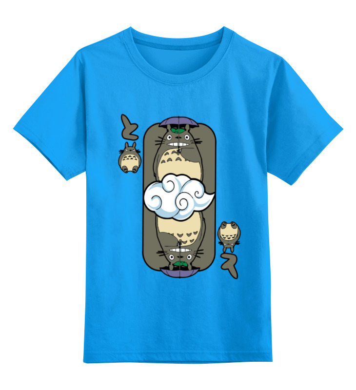 

Футболка детская Printio Totoro (тоторо) цв. голубой р. 140, Totoro (тоторо)