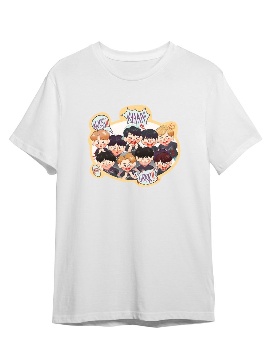 

Футболка унисекс Каждому Своё Stray Kids/K-Pop/Корея MGSK13 белая 3XL, "Stray Kids/K-Pop/Корея" MGSK13