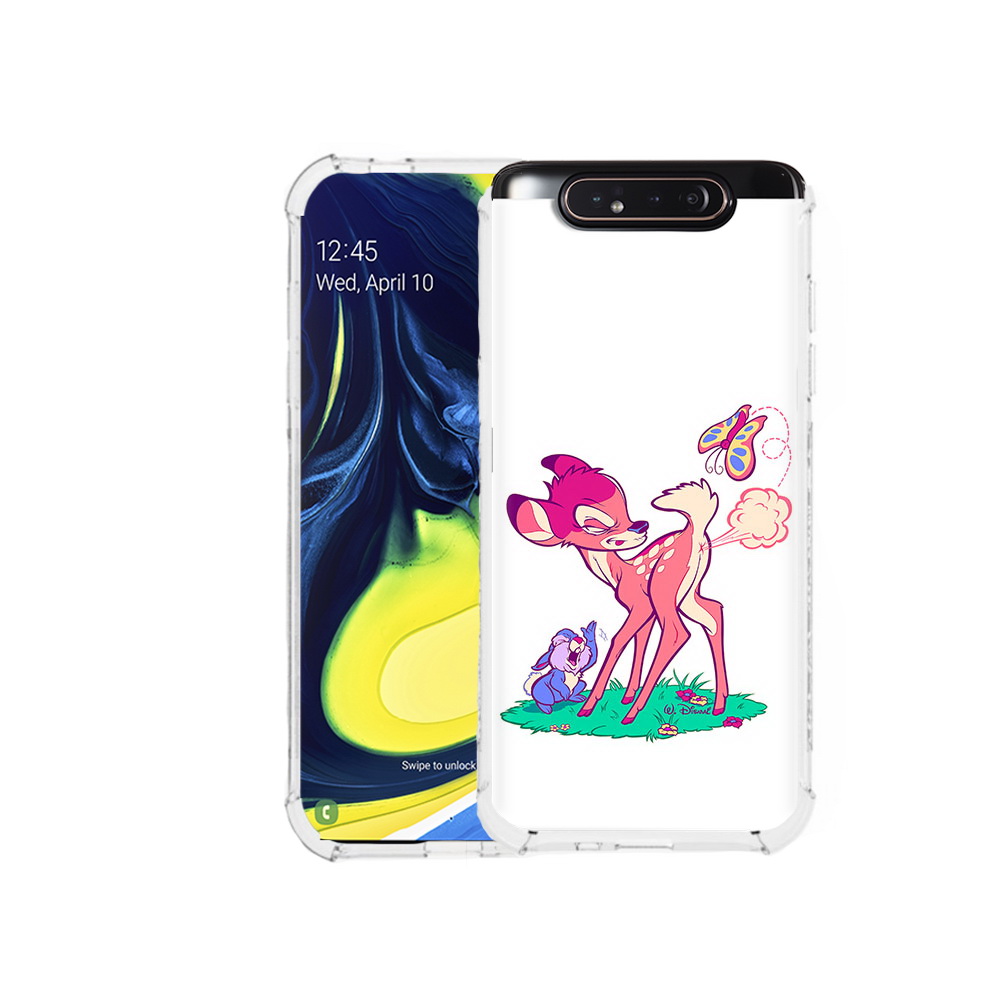 

Чехол MyPads Tocco для Samsung Galaxy A80 смешной олененок (PT128473.599.610), Прозрачный, Tocco