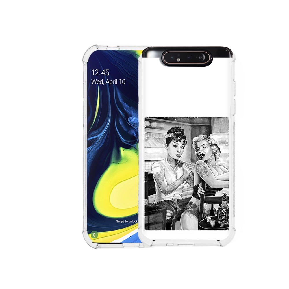 

Чехол MyPads Tocco для Samsung Galaxy A80 тату мастер (PT128473.599.637), Прозрачный, Tocco