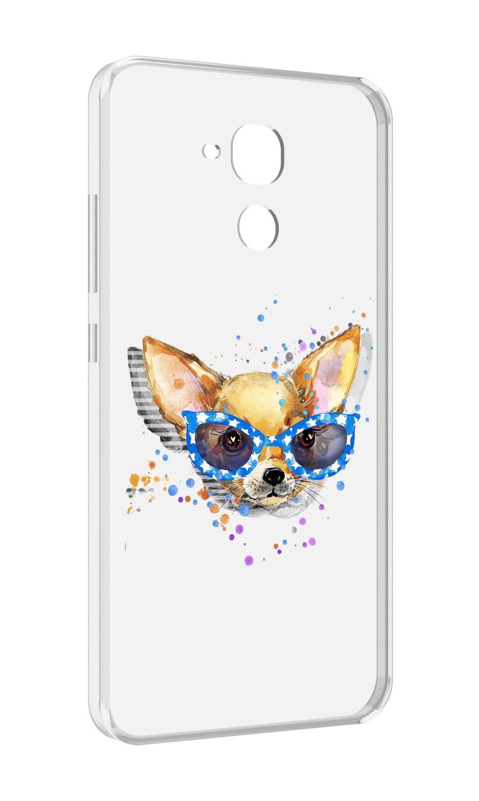 

Чехол MyPads чихуа-хуа в очках для Huawei Honor 5C/7 Lite/GT3 5.2, Прозрачный, Tocco