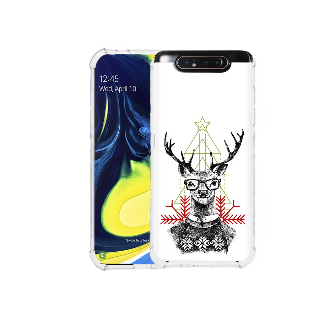 Чехол MyPads Tocco для Samsung Galaxy A80 умный олень (PT128473.599.652)