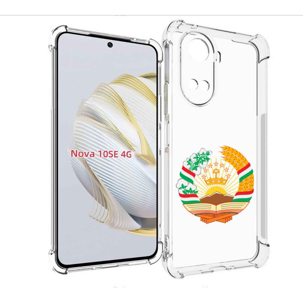 

Чехол MyPads герб-таджикистана для Huawei Nova 10 SE, Прозрачный, Tocco