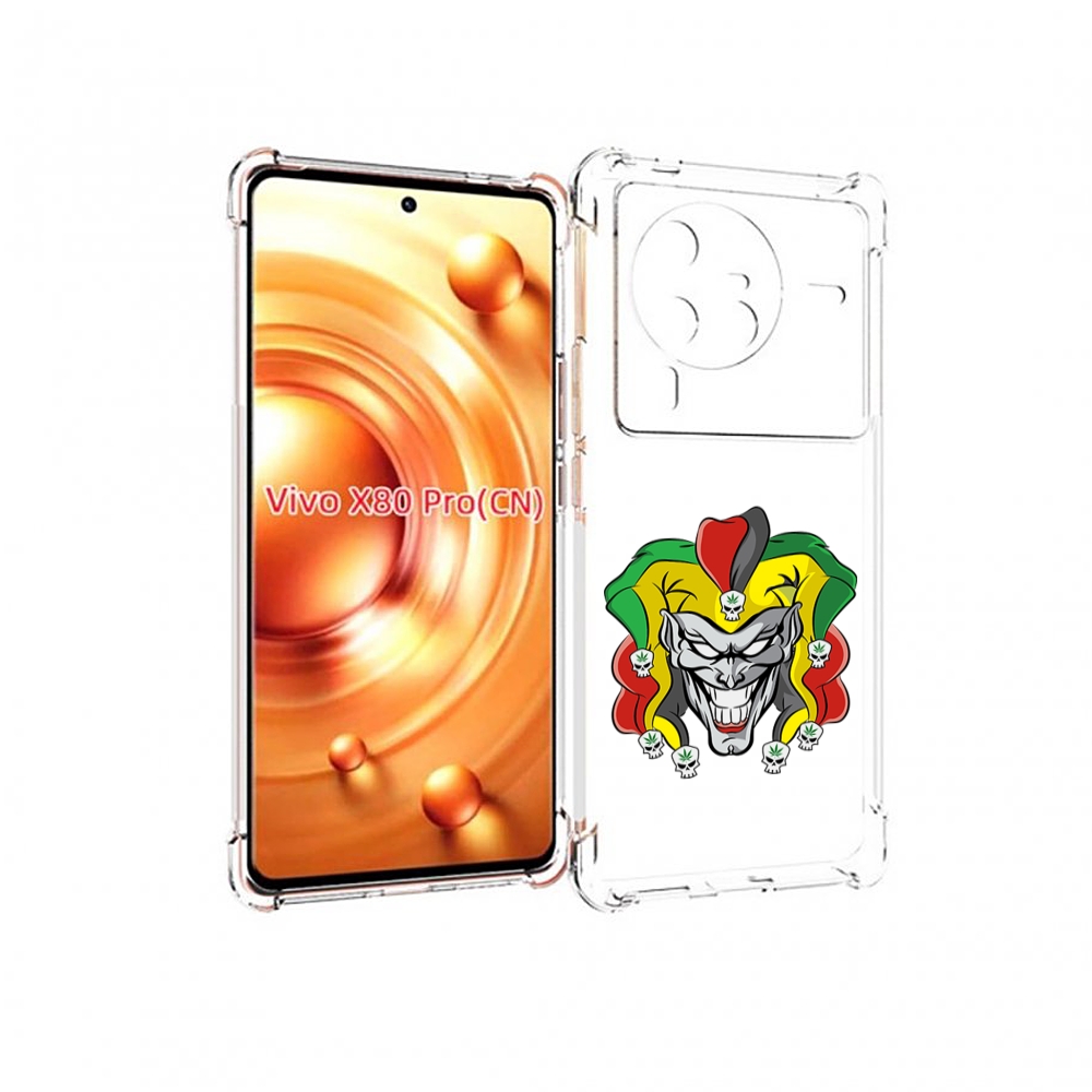 

Чехол MyPads злодей-клоун для Vivo X80 PRO, Прозрачный, Tocco