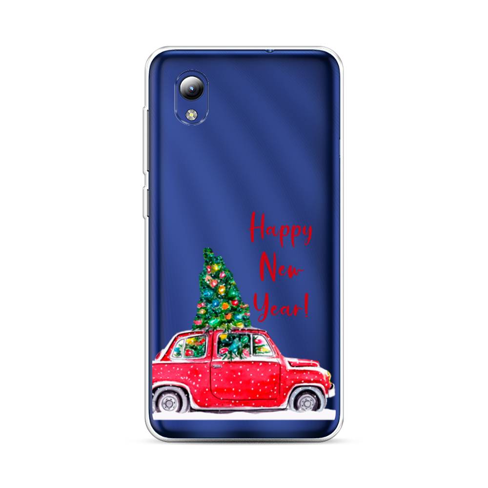 

Чехол на ZTE Blade A3 2019 "Happy New Year", Красный;зеленый, 134750-5
