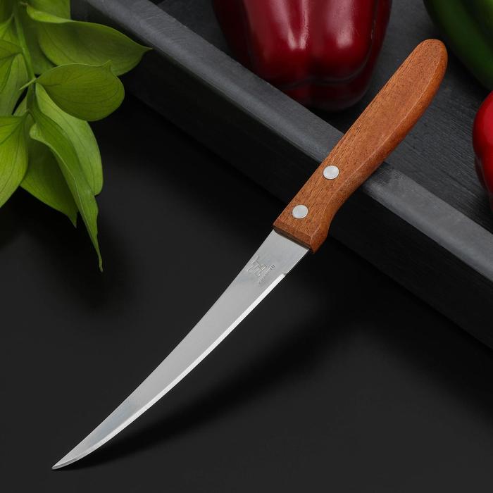 фото Нож кухонный «эльбрус», лезвие 12 см доляна