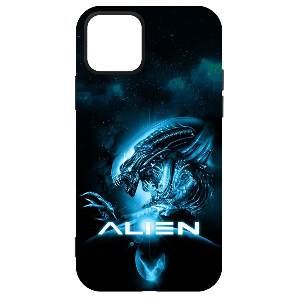 

Чехол-накладка Krutoff Soft Case Чужой. Космос для iPhone 12 Pro черный