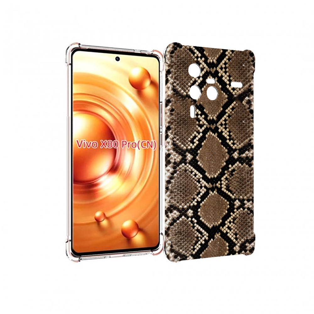 

Чехол MyPads змеиная кожа для Vivo X80 PRO, Прозрачный, Tocco