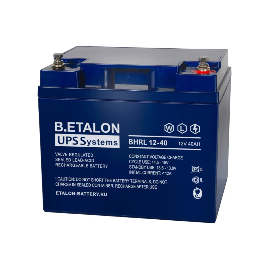 Аккумулятор для ИБП Etalon battery BHR12-40 40 А/ч 12 В