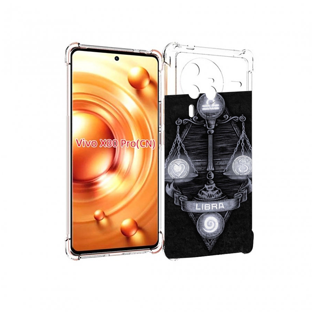 

Чехол MyPads знак зодиака весы 2 для Vivo X80 Pro, Прозрачный, Tocco