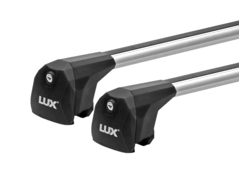 

Багажник на крышу LUX Скаут с аэро дугами на Мицубиси Аутлендер 3 2012-2022 , арт:LUX.1255, Серебристый