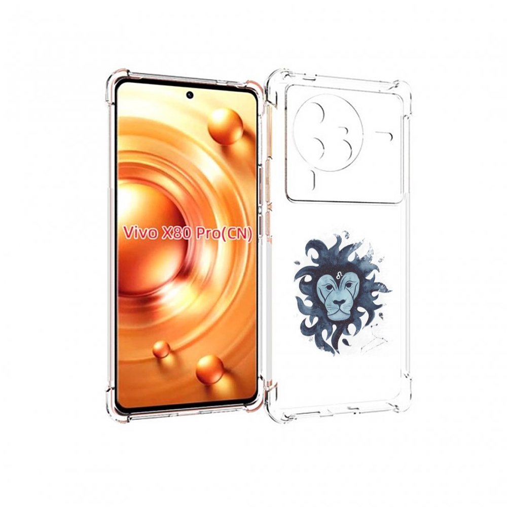

Чехол MyPads знак зодиака лев 5 для Vivo X80 PRO, Прозрачный, Tocco
