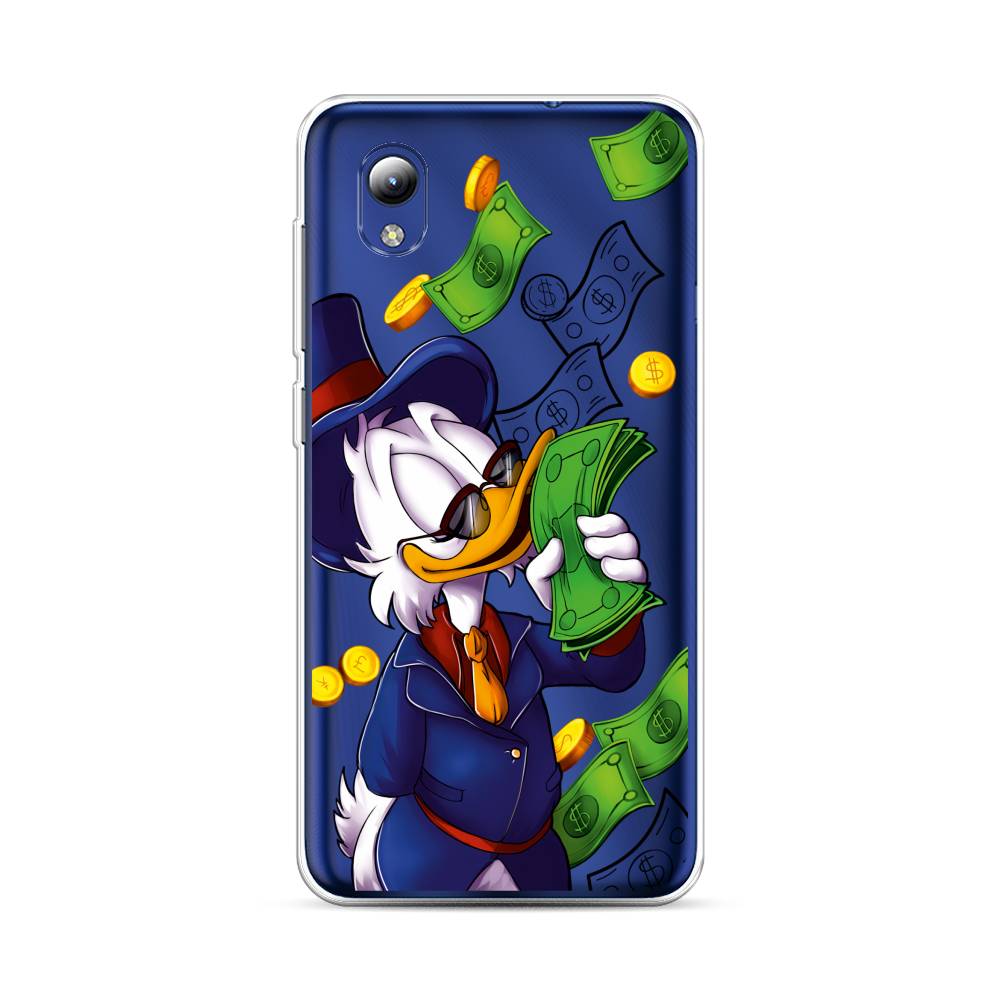 

Чехол на ZTE Blade A3 2019 "Scrooge McDuck with Money", Синий;зеленый;белый, 134750-6