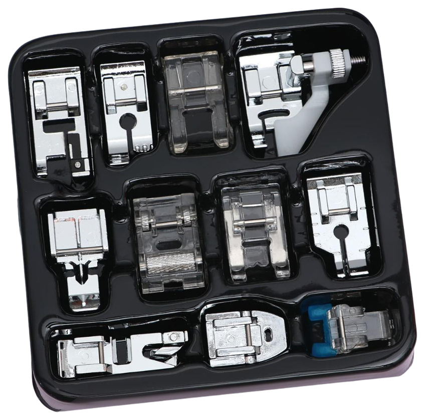 Универсальный набор лапок для швейной машины - 11 шт / Набор для шитья и рукоделия набор лапок для швейной машины 3 шт