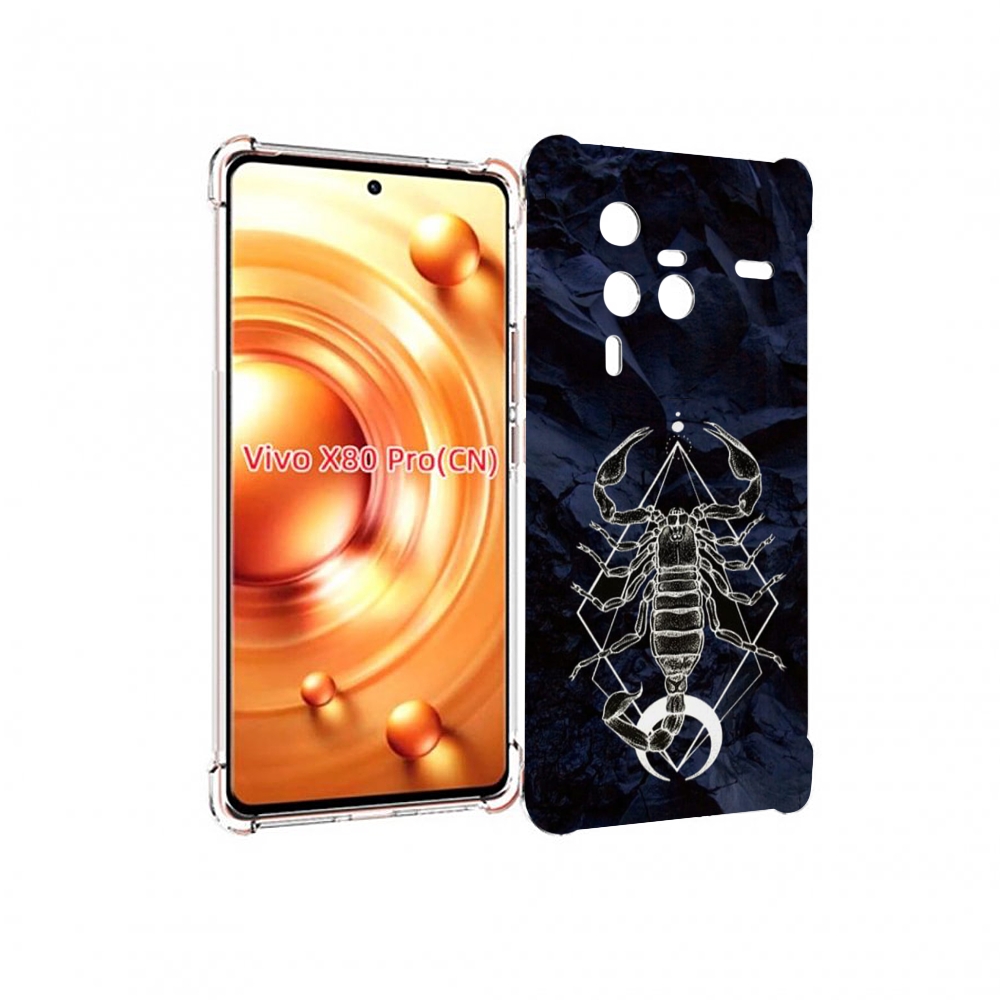 

Чехол MyPads знак зодиака скорпион 3 для Vivo X80 Pro, Прозрачный, Tocco