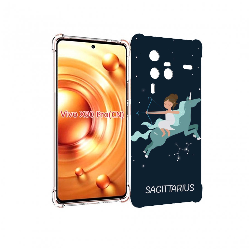 

Чехол MyPads знак зодиака стрелец 5 для Vivo X80 Pro, Прозрачный, Tocco