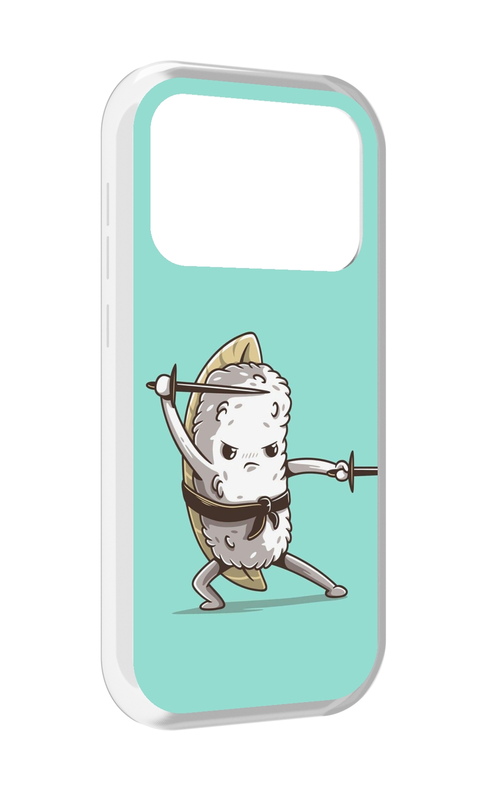 

Чехол MyPads злой суши детский для Oukitel F150 Air1 Pro / F150 Air1, Прозрачный, Tocco