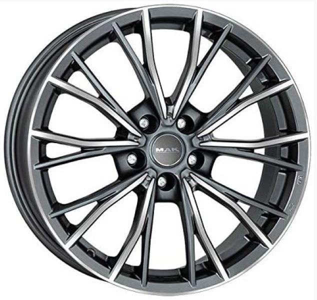 

Литой Mark 7,5 17 5 112 52 66,6 Gunmetal Mirror Face MAK арт. WHS520309