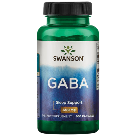 Swanson, Gaba 500mg, 100 капсул