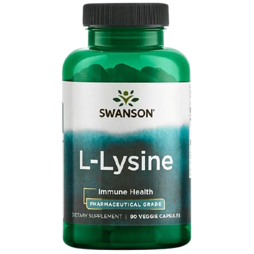 фото Swanson, ajipure l-lysine, 90 капсул