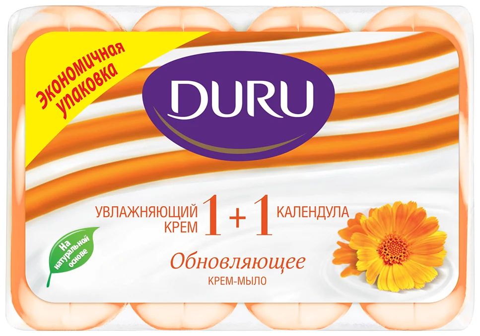 

Крем-мыло Duru 1+1 Календула, 80 г