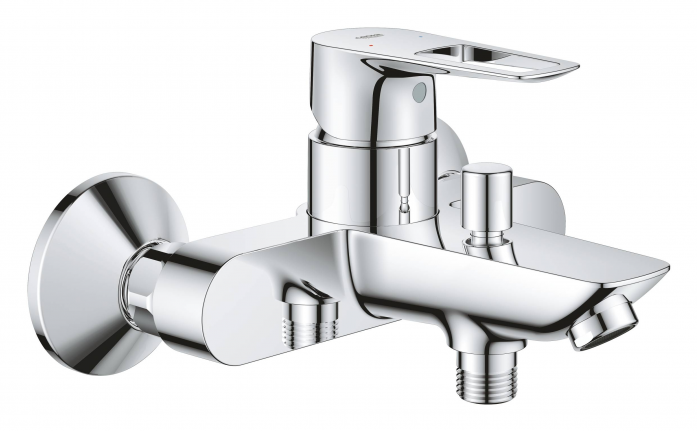 

Смеситель для ванны GROHE BauLoop 23602001Gr хром, Серебристый
