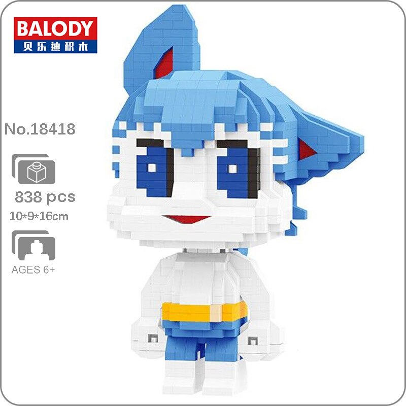 

Конструктор 3D из миниблоков Balody Астробой Астрокотик 838 элементов - BA18418, BA18418