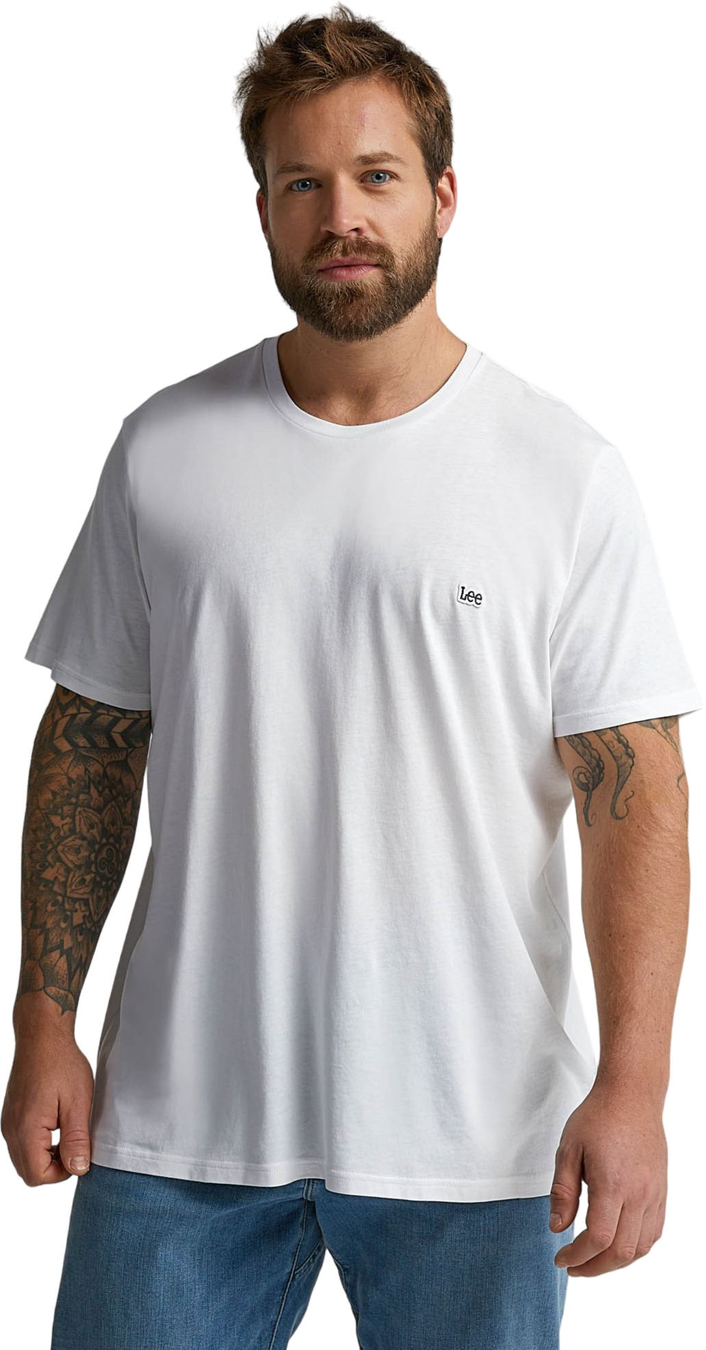 

Футболка мужская Lee SS PATCH LOGO TEE белая XXL, Белый, SS PATCH LOGO TEE
