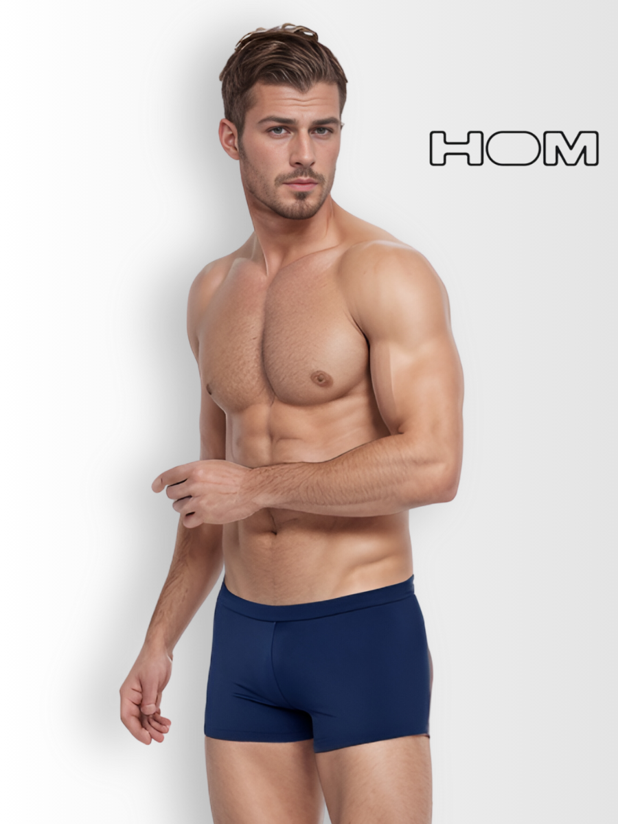 

Плавки мужские Hom 402535 синие XL, Синий, 402535
