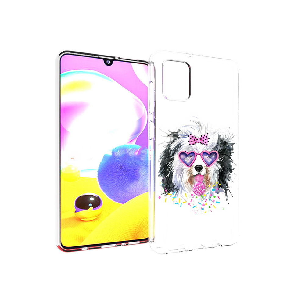 

Чехол MyPads Tocco для Samsung Galaxy A31 пушистик (PT146911.482.559), Прозрачный, Tocco