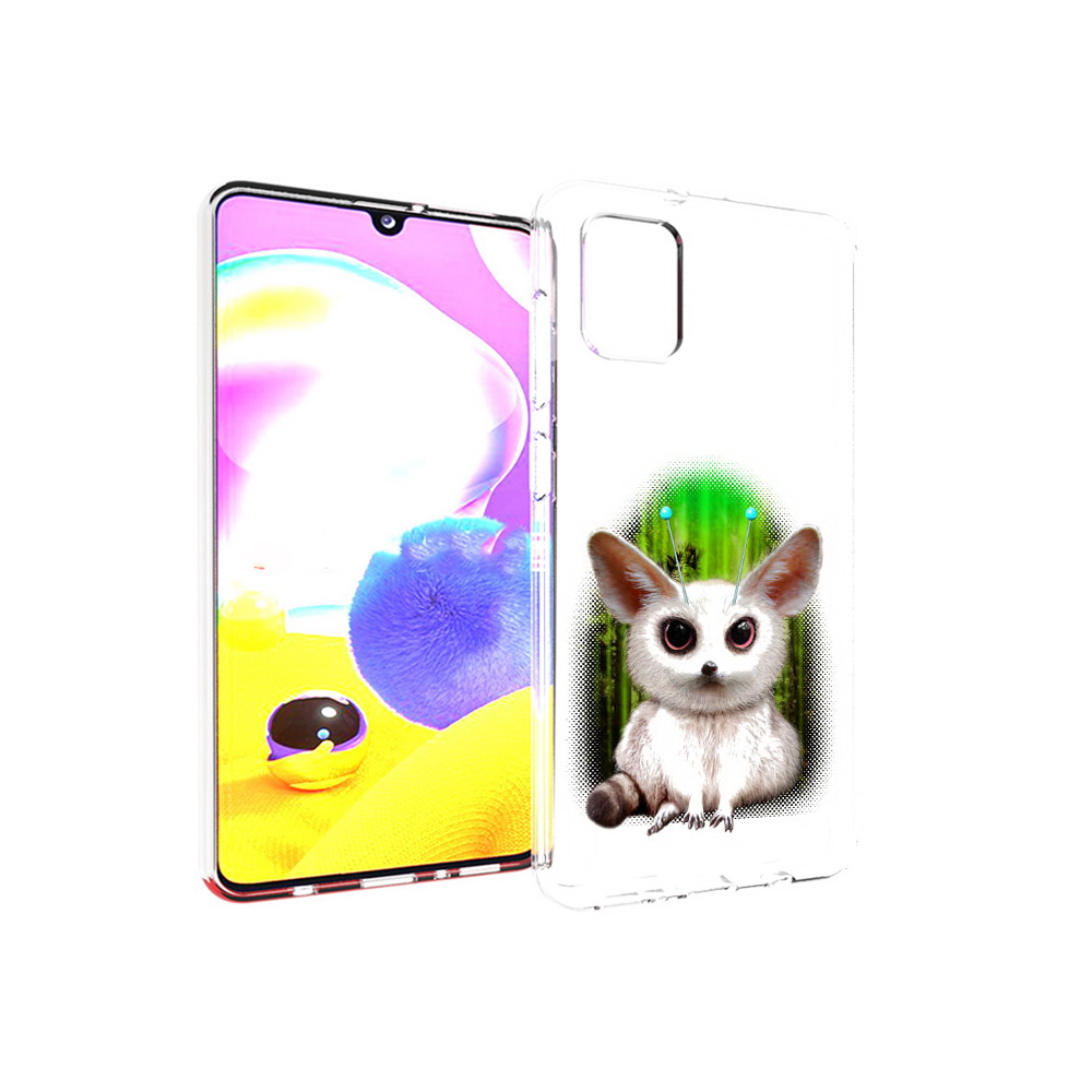 

Чехол MyPads Tocco для Samsung Galaxy A31 пушистое животное (PT146911.482.560), Прозрачный, Tocco