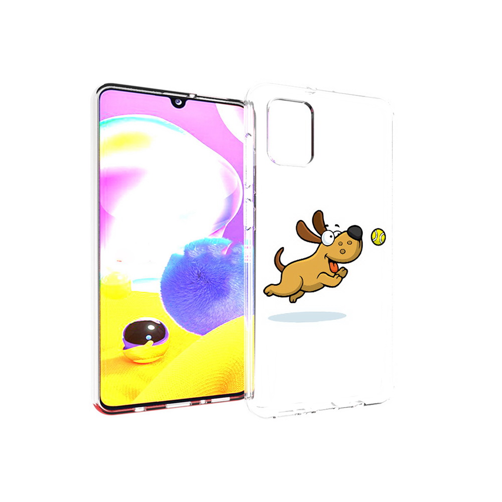 

Чехол MyPads Tocco для Samsung Galaxy A31 пёсик (PT146911.482.563), Прозрачный, Tocco