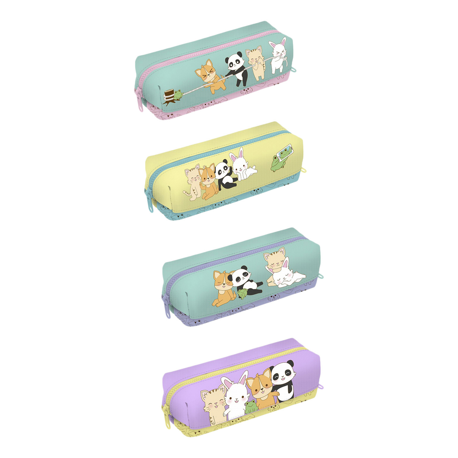 

Пеналы с отделениями Seventeen Colorio Animals 6,5 x 19 x 5,5 см в ассортименте