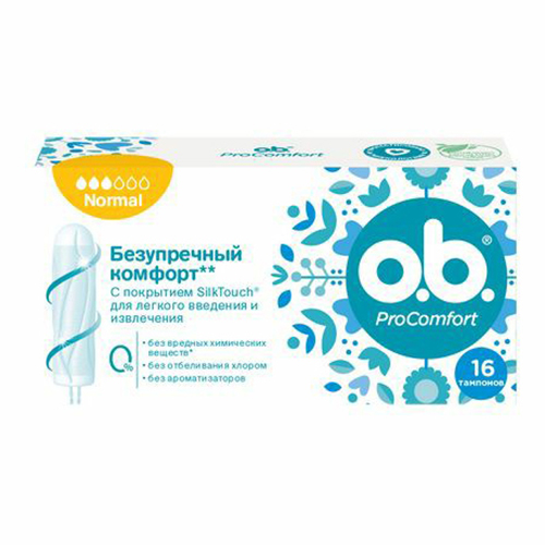 

Тампоны Ob Pro Comfort Нормал 16 шт