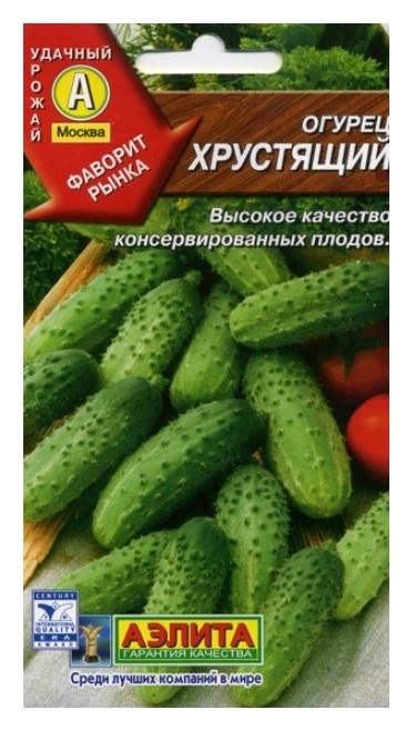

Семена огурец Аэлита Хрустящий 1 уп.
