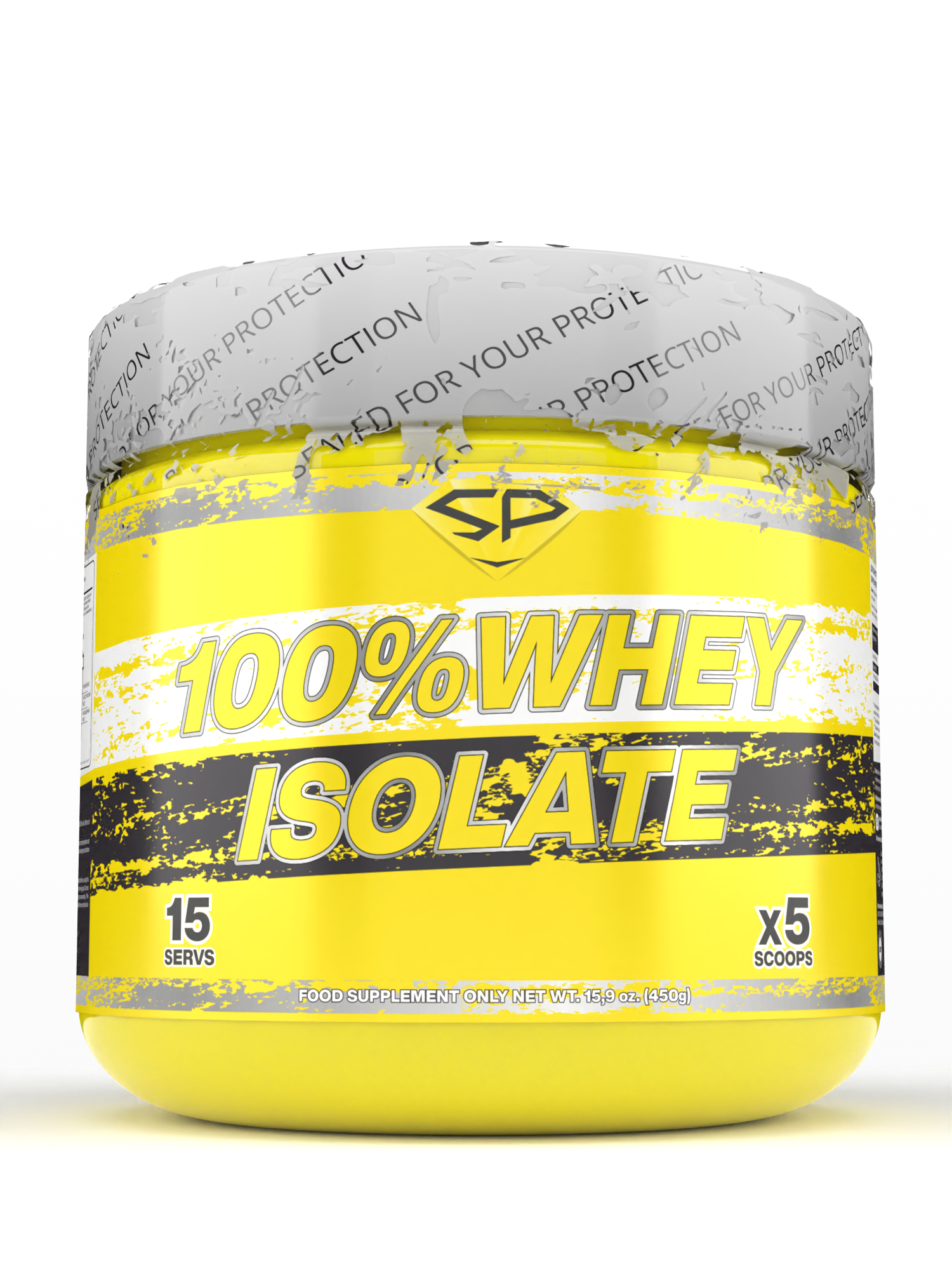 Изолят сывороточного протеина STEEL POWER 100% Whey Isolate, Апельсиновое фондю, 450 г