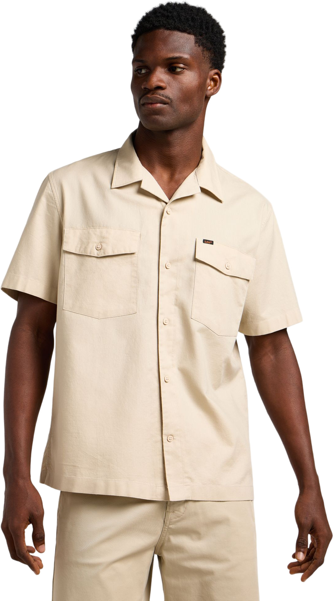 

Рубашка мужская Lee SS CHETOPA SHIRT бежевая XXL, Бежевый, SS CHETOPA SHIRT