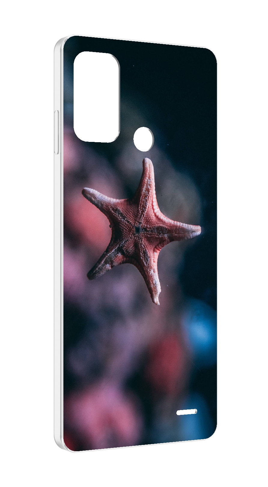 

Чехол MyPads морская-звезда---starfish для ZTE Blade A52, Прозрачный, Tocco