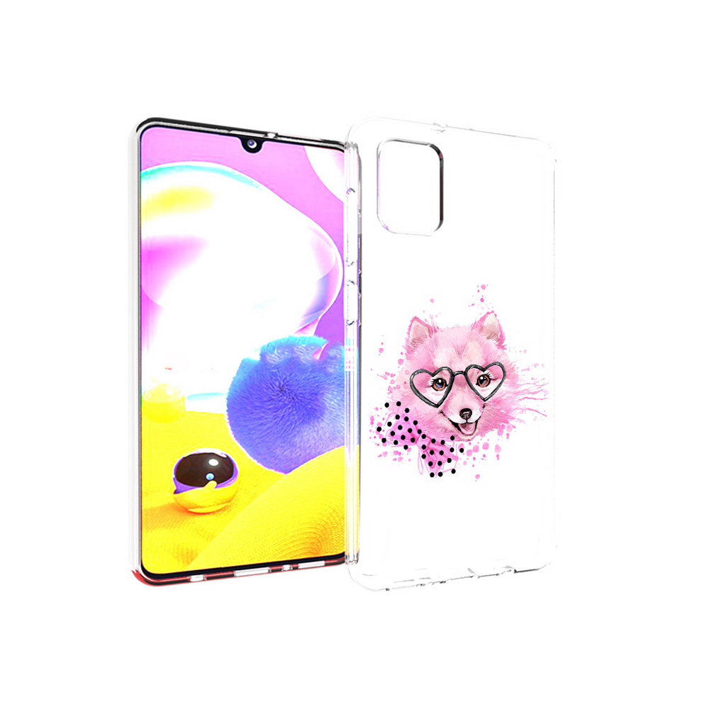 

Чехол MyPads Tocco для Samsung Galaxy A31 розовый волченок (PT146911.482.585), Прозрачный, Tocco