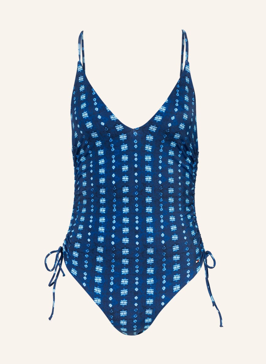 

Купальник слитный женский Tommy Hilfiger 1001257206 синий L, 1001257206