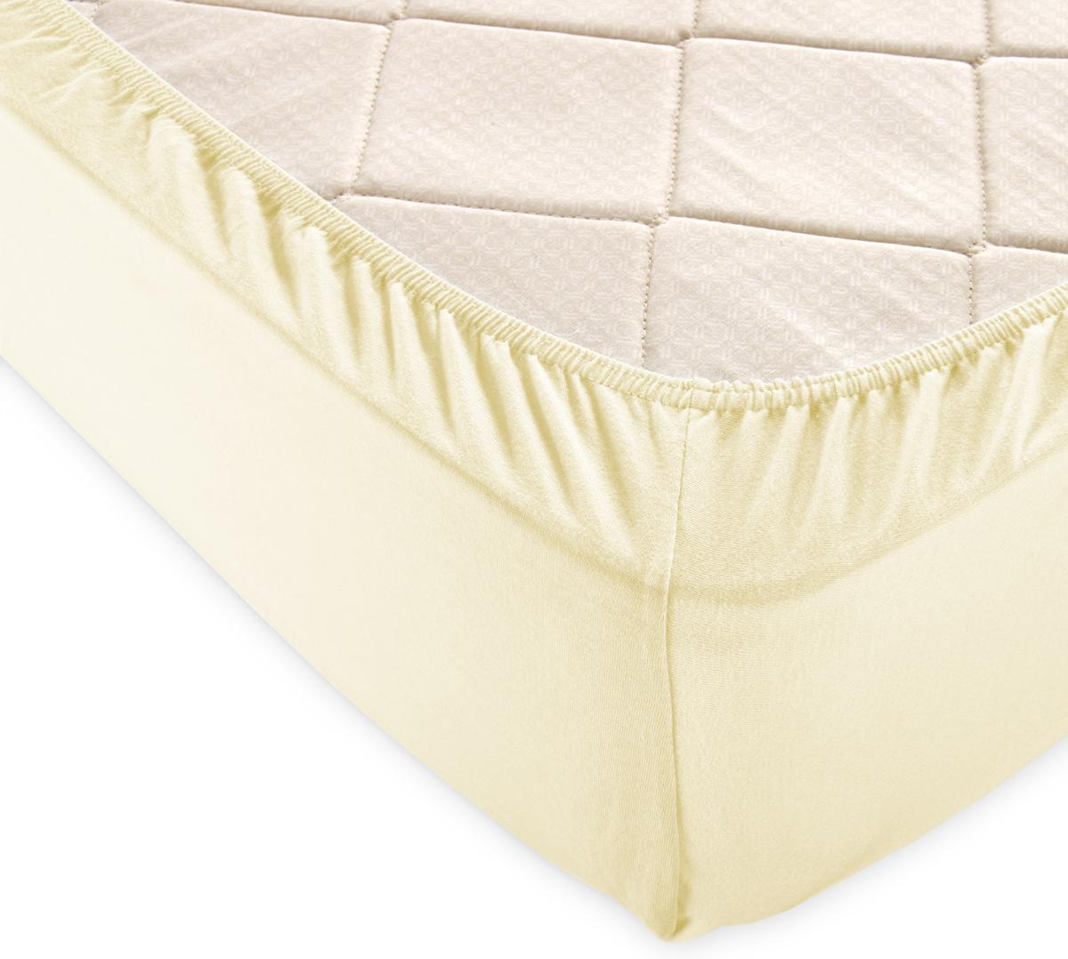 

Простыня на резинке Текс-Дизайн Попкорн трикотаж ш140200Внл, Попкорн трикотаж