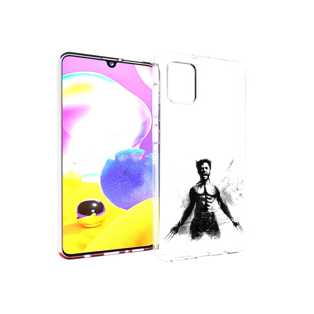 

Чехол MyPads Tocco для Samsung Galaxy A31 росомаха (PT146911.482.587), Прозрачный, Tocco