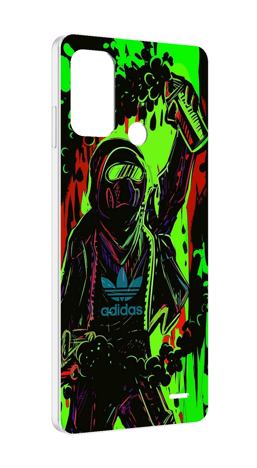 

Чехол MyPads мужчина в красках адидас для ZTE Blade A52, Прозрачный, Tocco